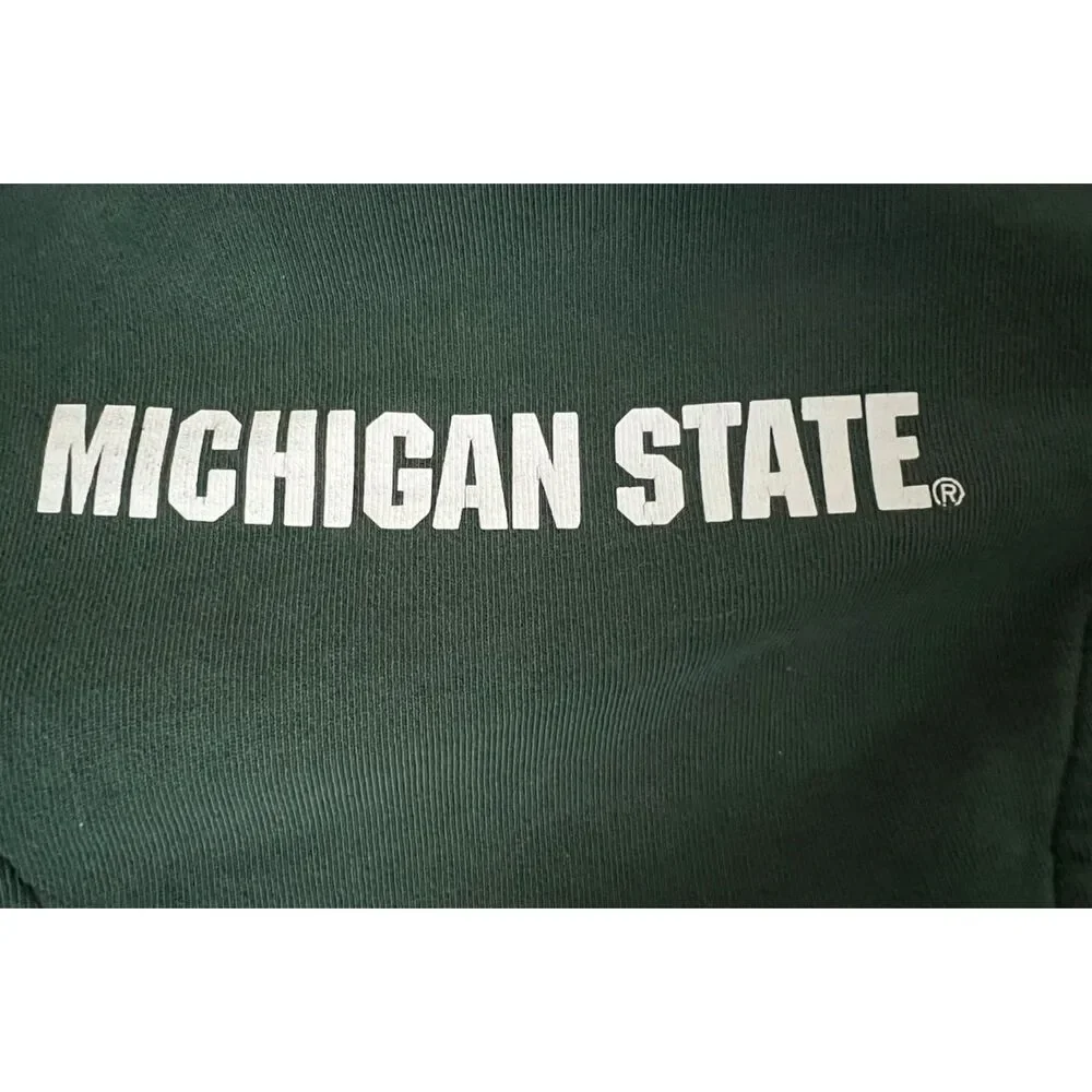 Wear by Erin Andrews Michigan State cropped cotton-blend jacket. Size L.